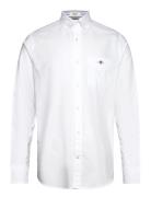 O1. Heather Oxford Check Reg Bd GANT White