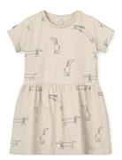 Lima Printed Shortsleeve Dress Liewood Cream