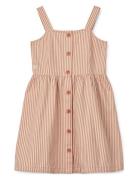 Zia Stripe Dress Liewood Pink