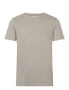 Mouliné O-Neck Tee S/S Lindbergh Grey