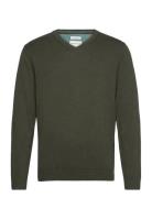 Basic V-Neck Knit Tom Tailor Green