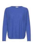 Curved Sweater Davida Cashmere Blue