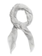 Monogram Jacquard Scarf 130X130 Calvin Klein Grey