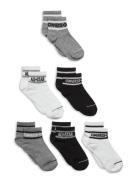 Converse Basic Wordamark Quarter Socks 6-Pack Converse Black