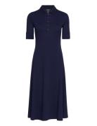 Cotton-Blend Polo Dress Lauren Ralph Lauren Navy