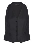 Cotton-Blend Vest Lauren Ralph Lauren Black