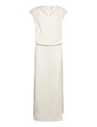 Aviator Draped Dress - Orana Rabens Sal R Cream