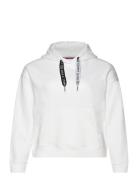 Tjw Bxy Logo Drawcord Hoodie Ext Tommy Jeans White