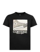 Converse Leopard Sneaker Tee Converse Black