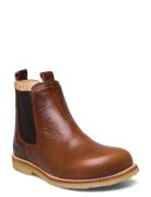 Booties - Flat - With Elastic ANGULUS Brown