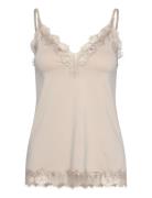 Rwbillie Lace Strap Top Rosemunde Grey