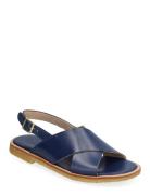 Sandals - Flat - Open Toe - Op ANGULUS Blue