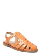 Sandals - Flat - Closed Toe - Op ANGULUS Orange