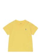 Cotton Jersey Crewneck Tee Ralph Lauren Baby Yellow