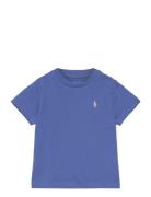 Cotton Jersey Crewneck Tee Ralph Lauren Baby Blue