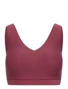 Soft Stretch V-Neck Padded Top CHANTELLE Pink