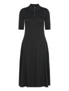 Cotton-Blend Polo Dress Lauren Ralph Lauren Black