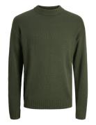 Jjejack Knit Crew Neck Sn Jack & J S Khaki