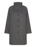 Slfvinni Wool Coat Selected Femme Grey