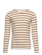 5X5 Classic Stripe Talika Top Mads Nørgaard Beige