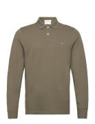 Reg Shield Ls Pique Rugger GANT Khaki