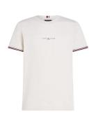 Tommy Logo Tipped Tee Tommy Hilfiger White