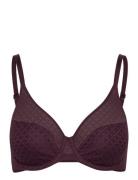 Norah Chic Co Bra Underw. Covering Molded CHANTELLE Purple