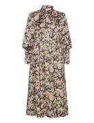 Jacquard Midi Dress By Ti Mo Black