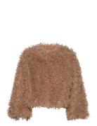 Faux Fur Jacket By Ti Mo Brown