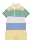 Striped Cotton Jersey Rugby Shortall Ralph Lauren Baby Patterned