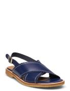 Sandals - Flat - Open Toe - Op ANGULUS Blue