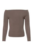 Viscose Long Sleeve Off Shoulder To Rosemunde Kids Brown