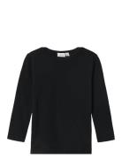 Nmmwang Wool Rib Ls Top Name It Black