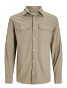 Jjedarren Overshirt Ls Noos Jack & J S Beige