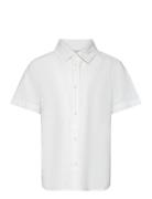 Shirt Ss Linen Blend Lindex White