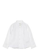 Reg. Linen Ls B.d. Shirt GANT White