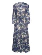 Neell Maxi Dress Ls Lollys Laundry Blue