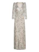 Sequins Maxi Dress By Ti Mo Silver