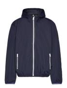 Hooded Windbreaker BOSS Navy