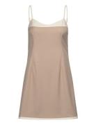 Two Color Mini Dress REMAIN Birger Christensen Beige