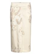 Floral Midi Skirt REMAIN Birger Christensen Cream