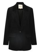 Crcory Long Sleeve Blazer Cream Black