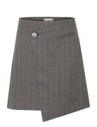 Kadori Wrap Skirt Kaffe Grey