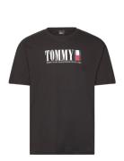 Tjm Reg Tommy Dna Flag Tee Ext Tommy Jeans Black