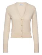 Merino Wool V-Neck Cardigan Calvin Klein Beige