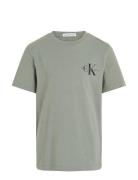 Chest Monogram T-Shirt Calvin Klein Green