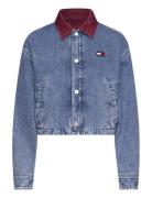 Quilted Revrsbe Boxy Jkt Ch4038 Tommy Jeans Blue