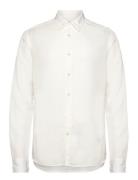 Slim Ls Comfort Tencel Shirt J. Lindeberg White