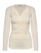 Rwsbillie Ls V-Neck Rosemunde Cream