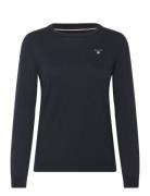 Cotton C-Neck GANT Navy